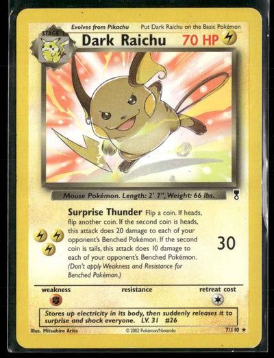 Deck Exclusives Dark Raichu #007/110