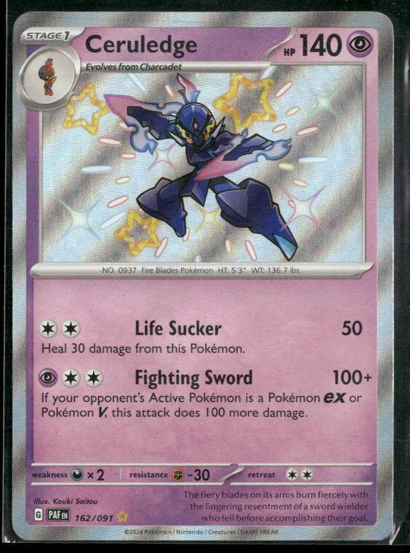 SV: Paldean Fates Ceruledge #162/091
