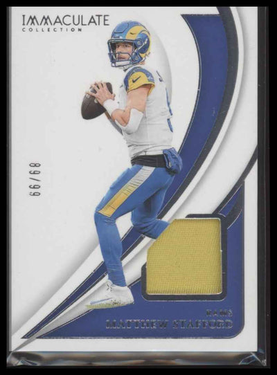 2024 Panini Immaculate Collection Memorabilia /99 Matthew Stafford #88