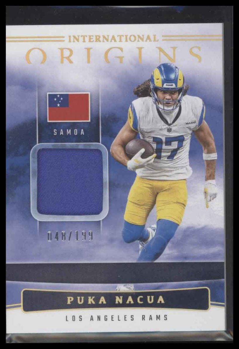 2025 Panini Origins International Origins /199 Puka Nacua #IO-PNA
