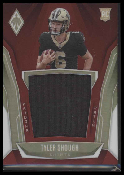 2025 Panini Phoenix Pandora Patch Red Prizm /249 Tyler Shough #PAP-TSH
