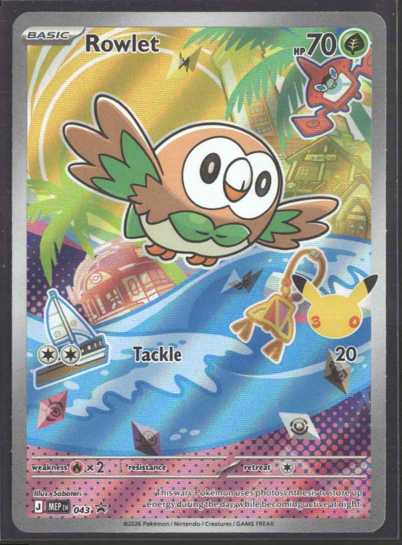 ME: Mega Evolution Promo Rowlet #043