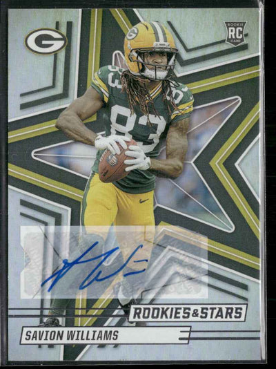 2025 Panini Rookies & Stars Rookie Signatures Savion Williams Rookie Auto #174