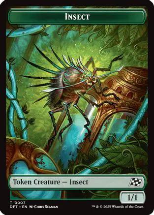 Insect // Elephant Double-Sided Token (DFT-7 // 6) - Aetherdrift Foil