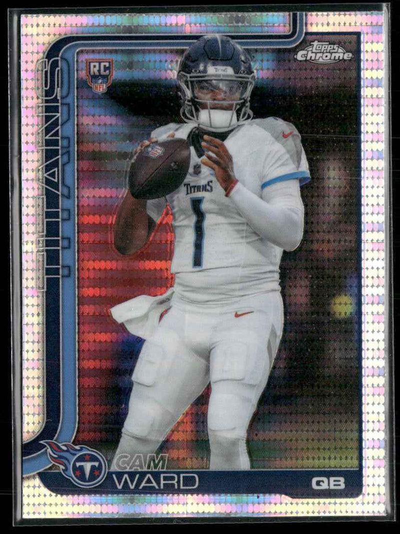 2025 Topps Chrome Pulsar Refractor Cam Ward Rookie #314