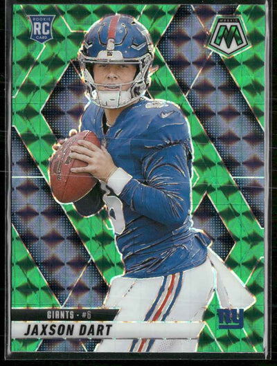 2025 Panini Mosaic Mosaic Green Jaxson Dart Rookie #362