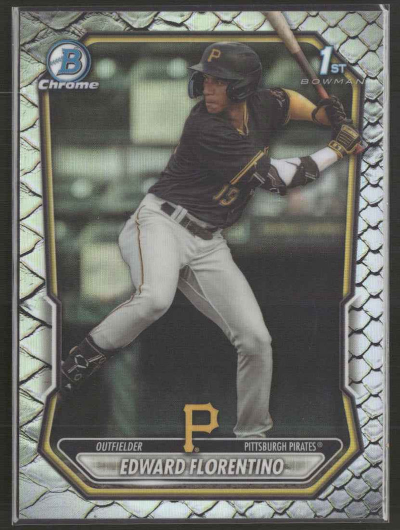 2026 Bowman Chrome Prospects Reptilian Refractor Edward Florentino #BCP-82
