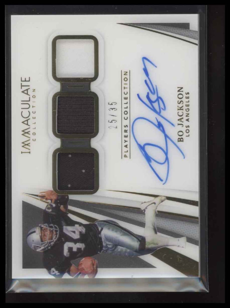 2021 Panini Immaculate Players Collection Autographs Bo Jackson #/35 #IPC-BJ