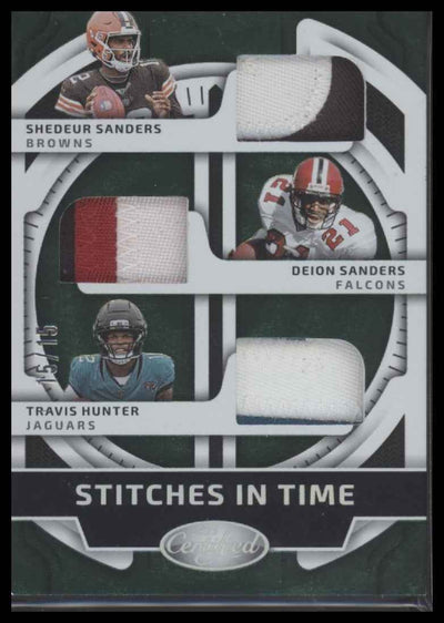 2025 Panini Certified Green /15 Lawrence Taylor / Abdul Carter / Michael Strahan