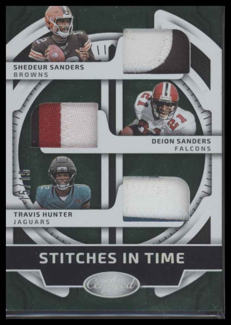 2025 Panini Certified Green /15 Lawrence Taylor / Abdul Carter / Michael Strahan