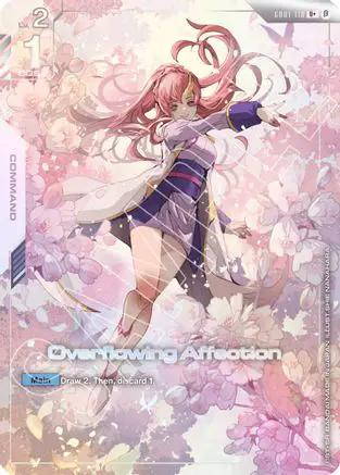 Overflowing Affection (U+) (GD01-118) - Edition Beta Holofoil