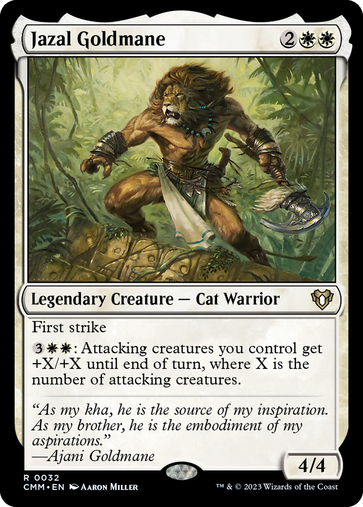 Jazal Goldmane (CMM-032) - Commander Masters Foil