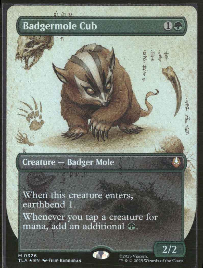 Avatar: The Last Airbender Badgermole Cub (Borderless) #326