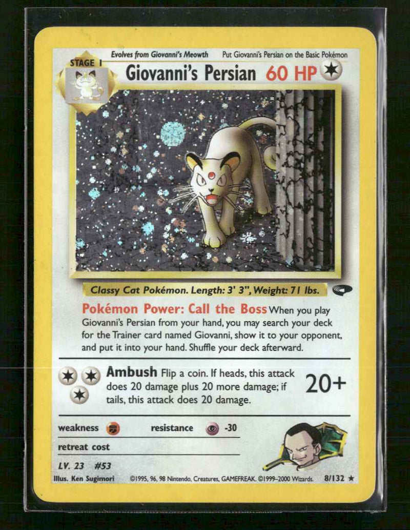Gym Challenge Giovanni's Persian #008/132