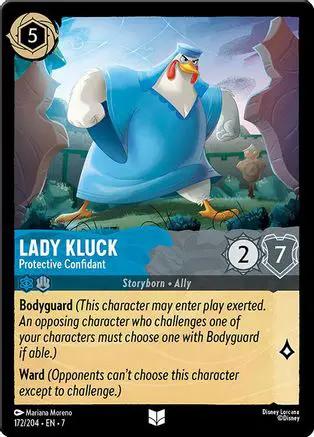 Lady Kluck - Protective Confidant (172/204) - Archazias Island Cold Foil