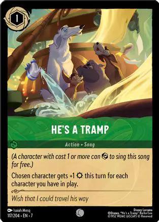 He's a Tramp (117/204) - Archazias Island Cold Foil