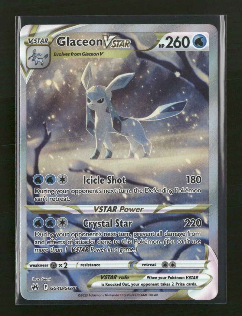 SWSH: Crown Zenith: Galarian Gallery Glaceon VSTAR #GG40/GG70