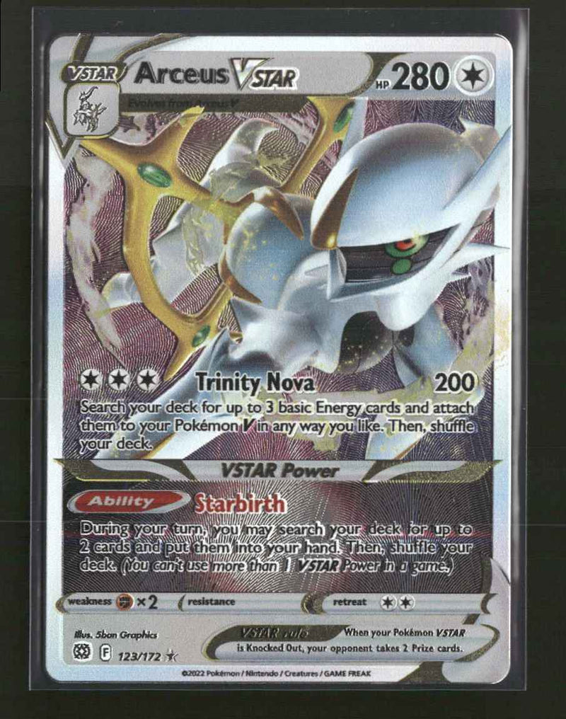 Miscellaneous Cards & Products Arceus VSTAR (Metal Card) #123/172