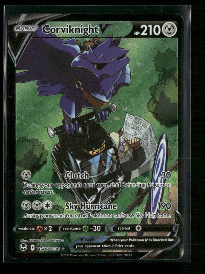 SWSH12: Silver Tempest Trainer Gallery Corviknight V #TG18/TG30