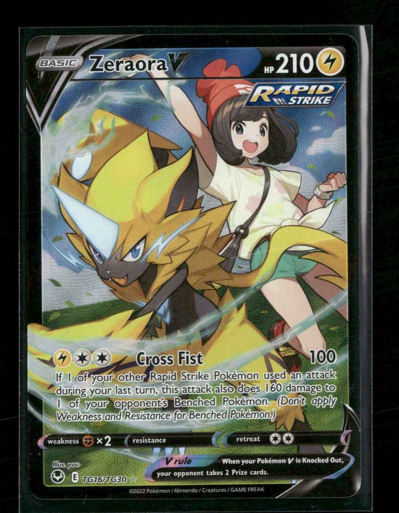SWSH12: Silver Tempest Trainer Gallery Zeraora V #TG16/TG30