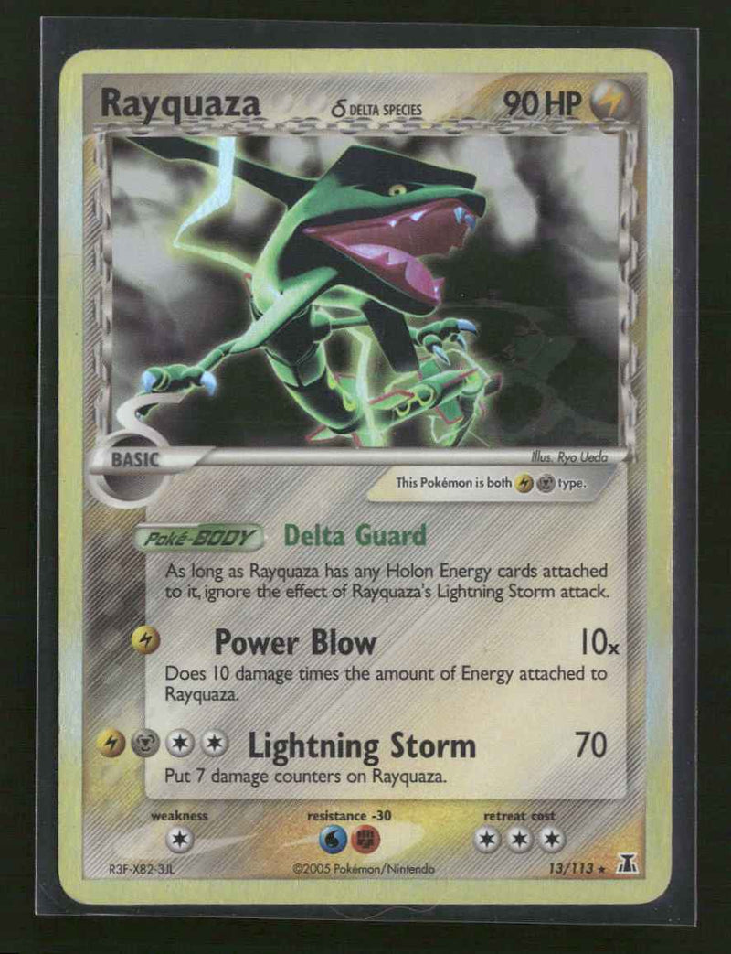 Delta Species Rayquaza (Delta Species) #13/113 *Damaged*