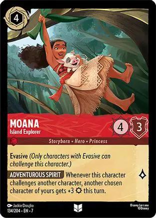 Moana - Island Explorer (134/204) - Archazias Island Cold Foil