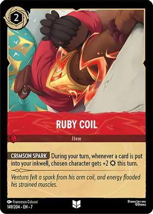 Ruby Coil (149/204) - Archazias Island Cold Foil