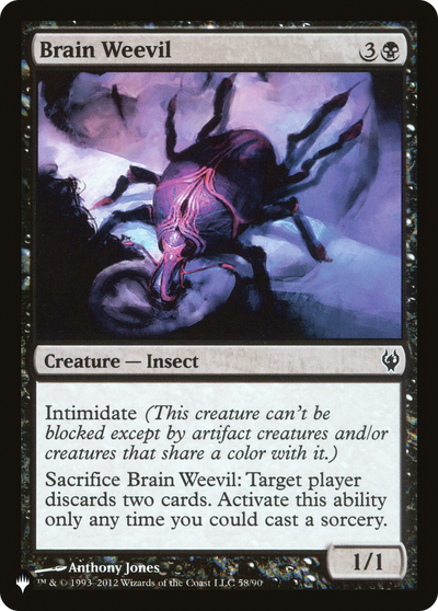Brain Weevil (LIST-DDJ-58) - The List