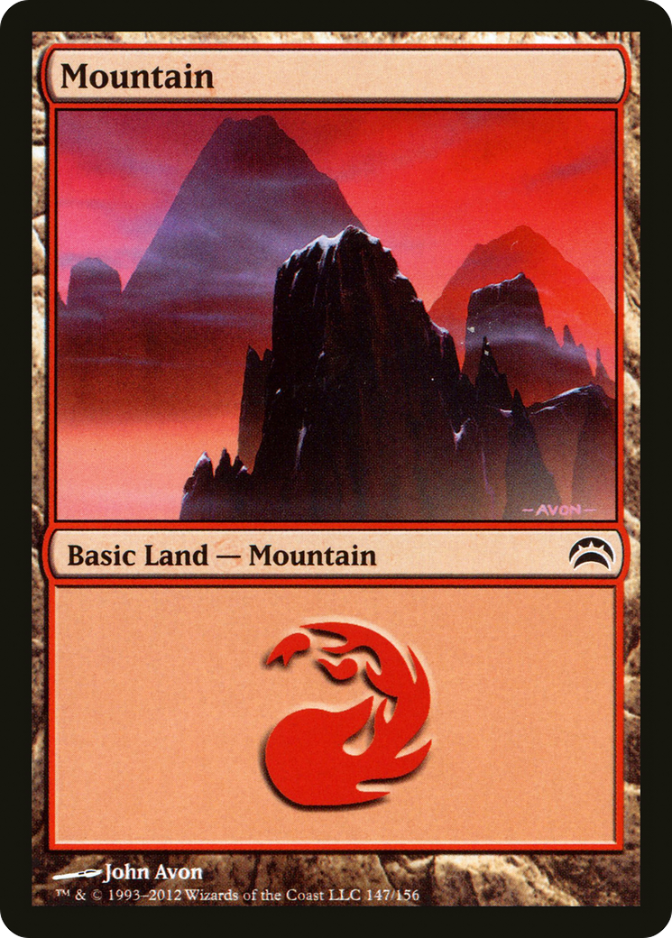 Mountain (PC2-147) - Planechase 2012 Foil