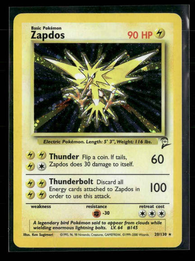 Base Set 2 Zapdos #020/130