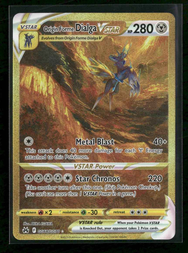 Crown Zenith: Galarian Gallery Origin Forme Dialga VSTAR (Secret) #GG68/GG70