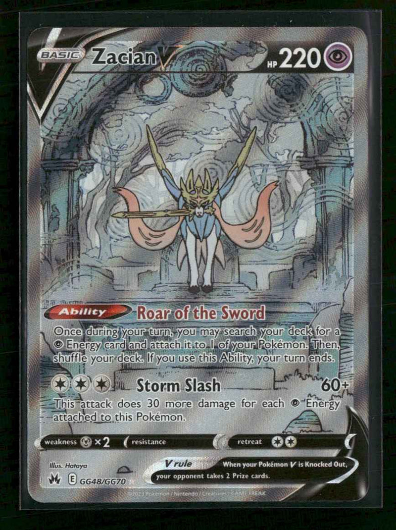 SWSH: Crown Zenith: Galarian Gallery Zacian V #GG48/GG70