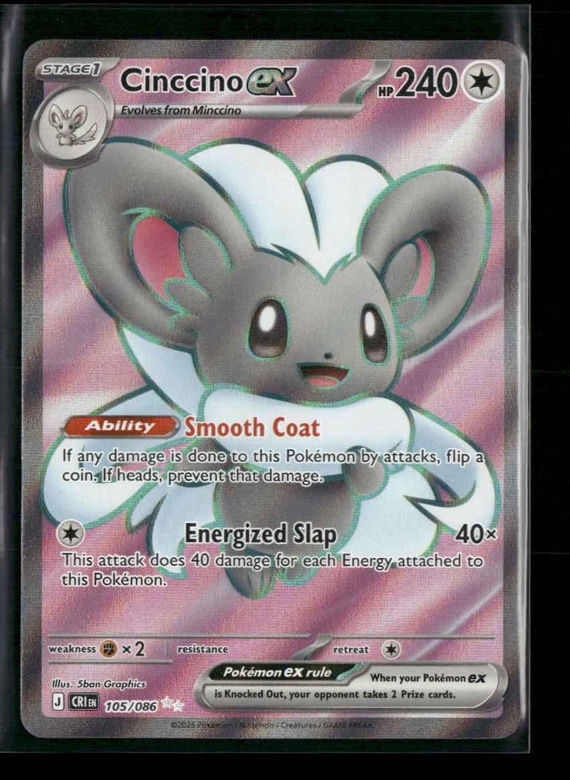 ME04: Chaos Rising Cinccino ex #105/086