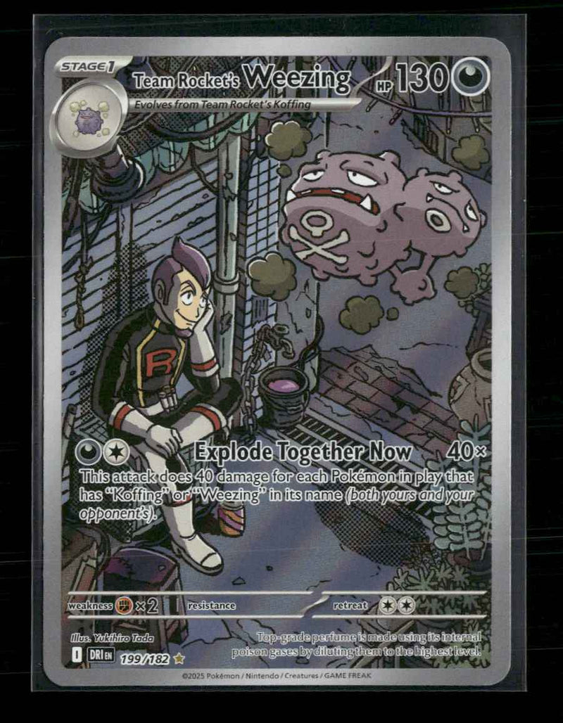 SV10: Destined Rivals Team Rocket's Weezing #199/182
