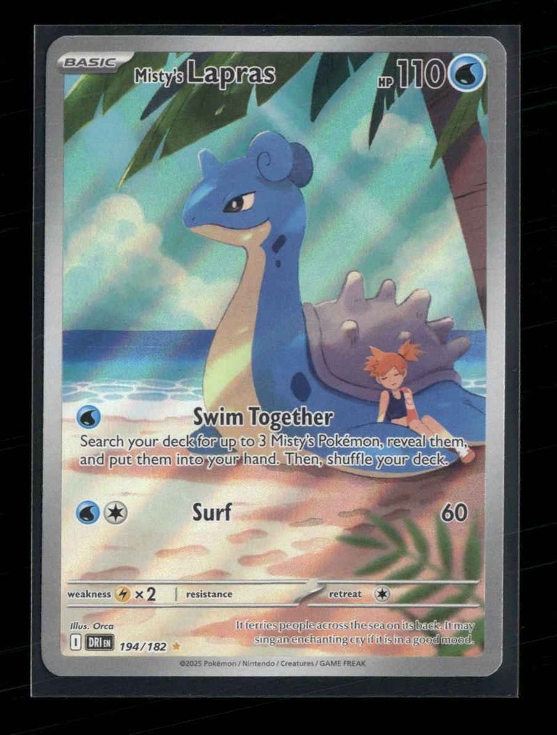 SV10: Destined Rivals Misty's Lapras #194/182