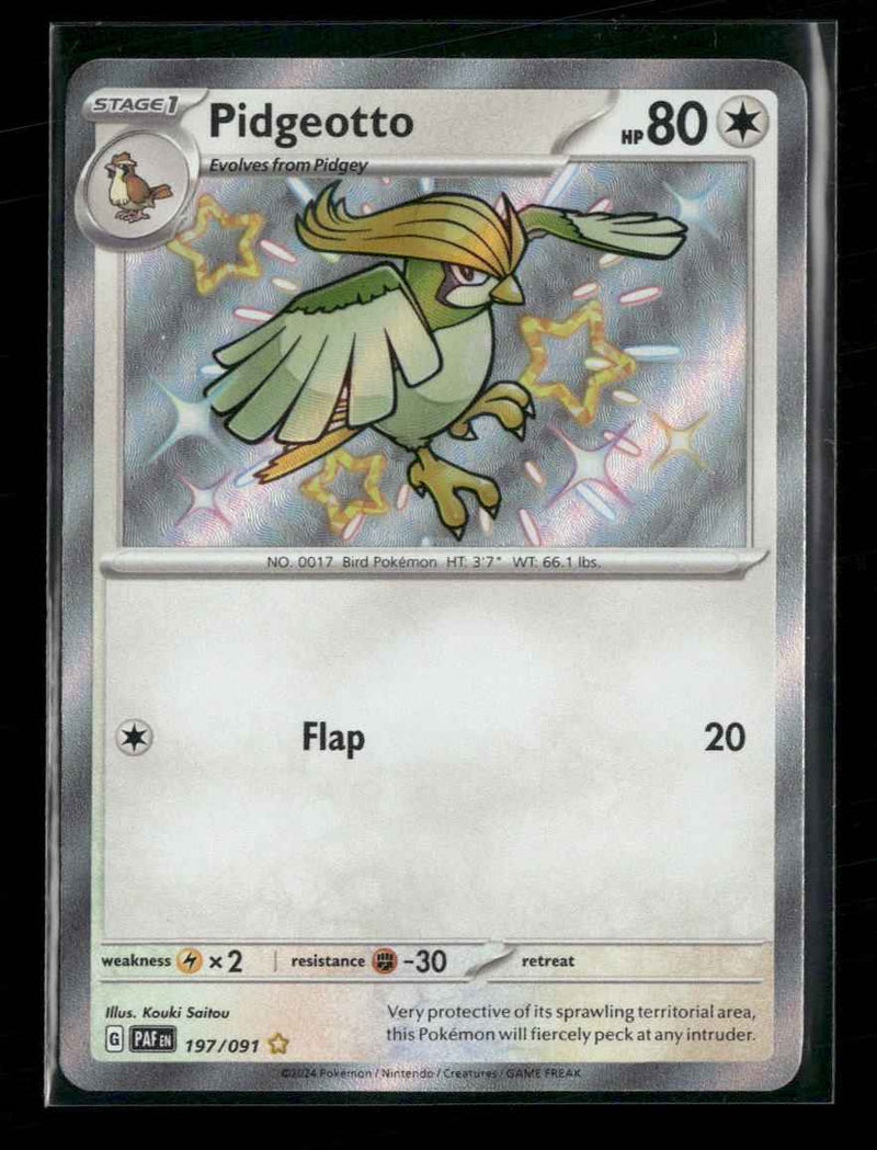 SV: Paldean Fates Pidgeotto #197/091