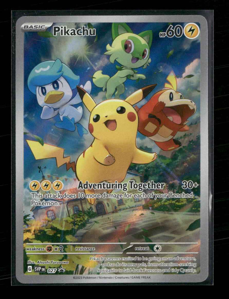 SV: Scarlet & Violet Promo Cards Pikachu #027