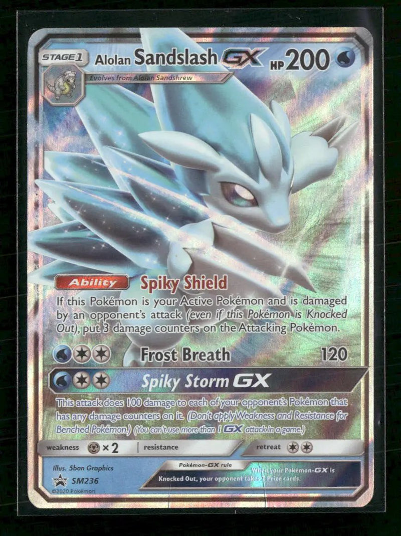 SM Promos Alolan Sandslash GX #SM236