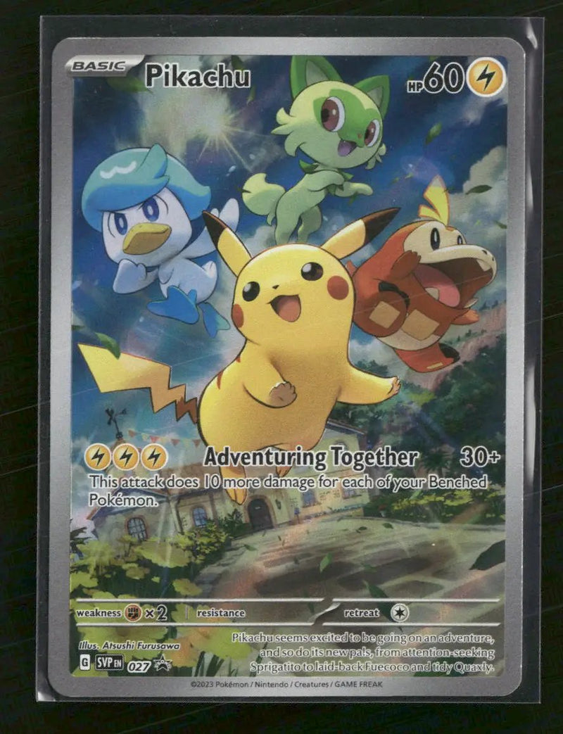 SV: Scarlet & Violet Promo Cards Pikachu #027