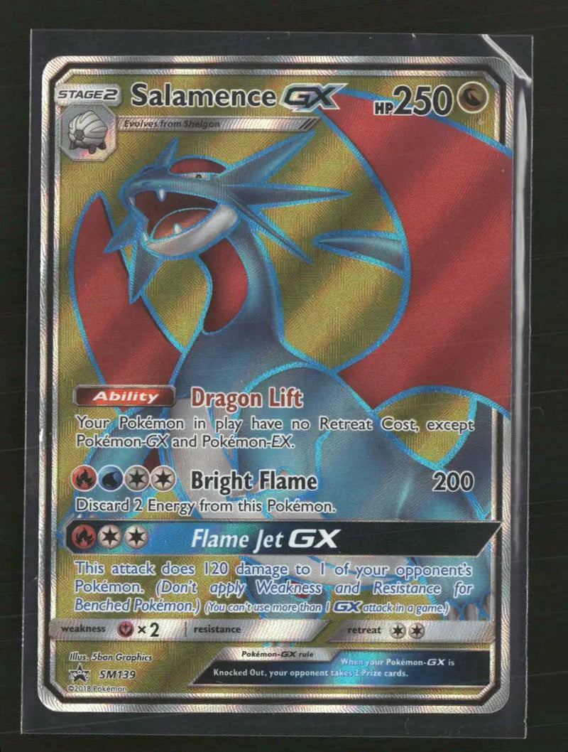 SM Promos Salamence GX #SM139 (Damaged)