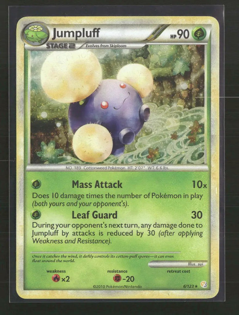 HeartGold SoulSilver Jumpluff #6/123