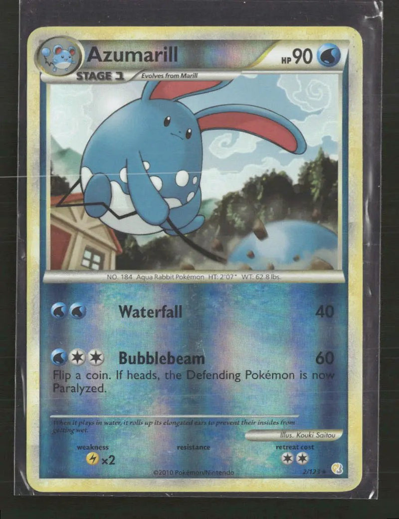 HeartGold SoulSilver Azumarill #2/123