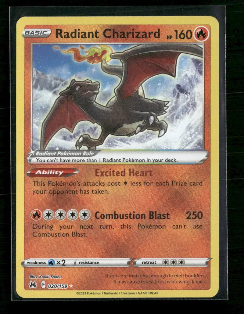 SWSH: Crown Zenith Radiant Charizard #020/159