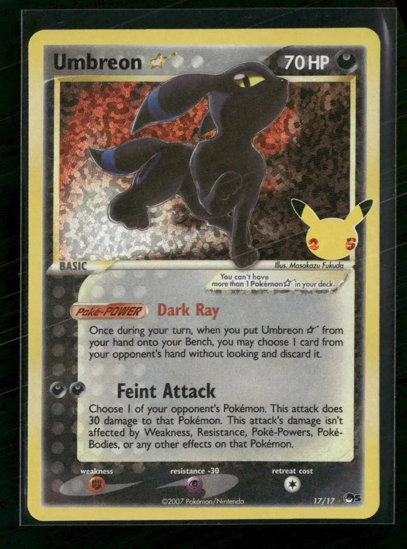 Celebrations: Classic Collection Umbreon Star #17/17