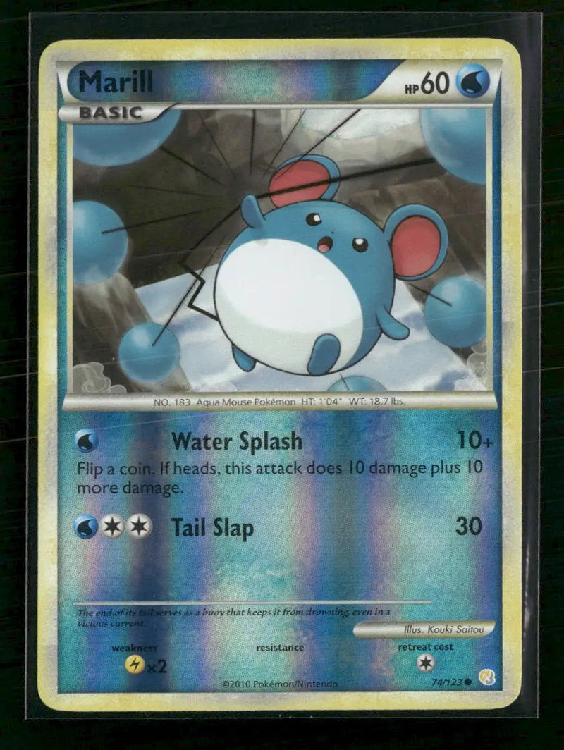 HeartGold SoulSilver Marill #74/123