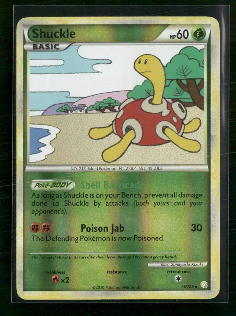 HeartGold SoulSilver Shuckle #11/123
