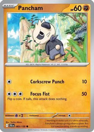Pancham 083/159 - SV09 Journey Together Reverse Holofoil