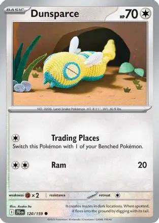 Dunsparce 120/159 - SV09 Journey Together Reverse Holofoil
