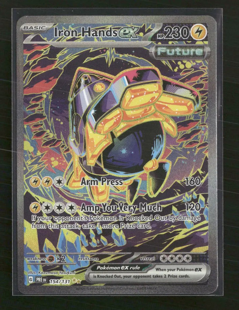 SV: Prismatic Evolutions Iron Hands ex #154/131