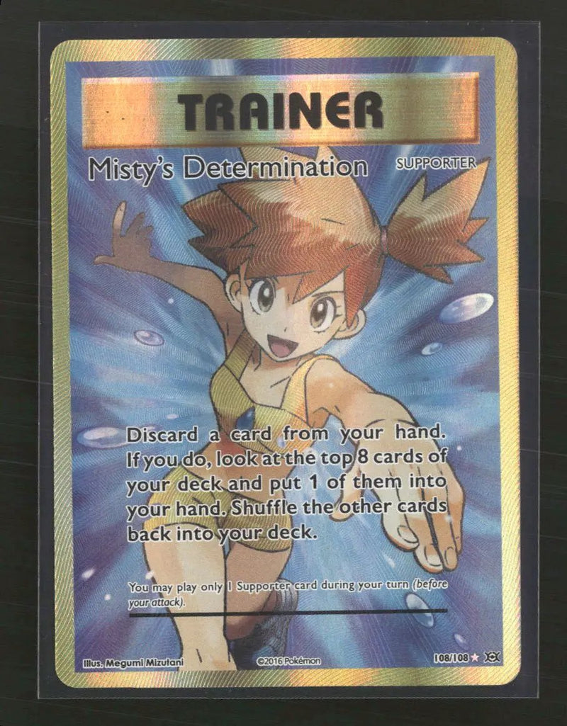 XY - Evolutions Misty's Determination (Full Art) #108/108